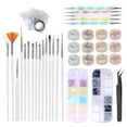 thumbnail image 2 of Nail Art Brush, Nail Art Tool Multi-color Convenient Practical Rhinestones  For Household Nail Salon For Natural Nails Artificial Nails For Nail Art Creation, 2 of 8