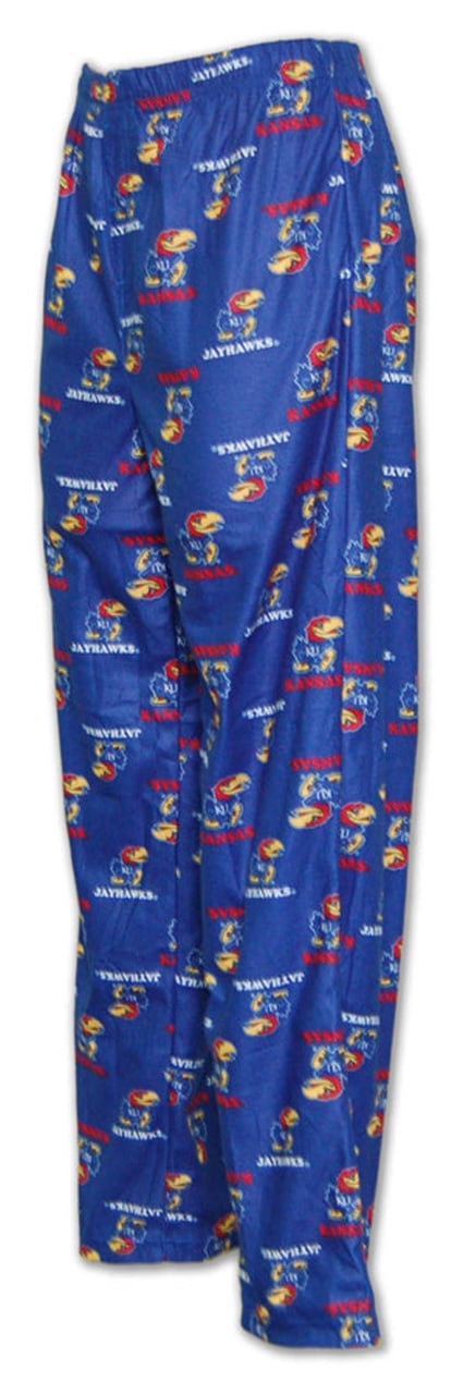 Kansas Jayhawks Youth School Logo Pajama Pants Royal by Genuine Stuff