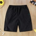thumbnail image 2 of Kids Boys Shorts Loose Fit Casual Elastic Waist Shorts Drawstring Shorts Athletic Shorts 4-5 Years Boys Clothes Boys Clothes, 2 of 4
