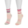 thumbnail image 3 of MUK LUKS Women's Studio Socks - Quarter Crew Nylon Compression 2 Pack, 3 of 3