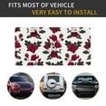 thumbnail image 5 of Easygdp Rose Flowers License Plate Car Front License Plate Car Decoration Car Accessories Front Tag Plate Standard Size, 5 of 8
