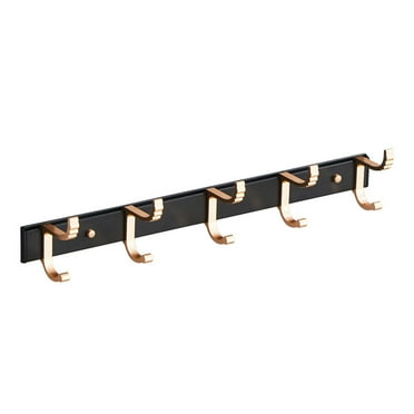 Dseap Sturdy Coat Rack with 10 Dual Hooks,Heavy Duty Wall Mounted Metal ...