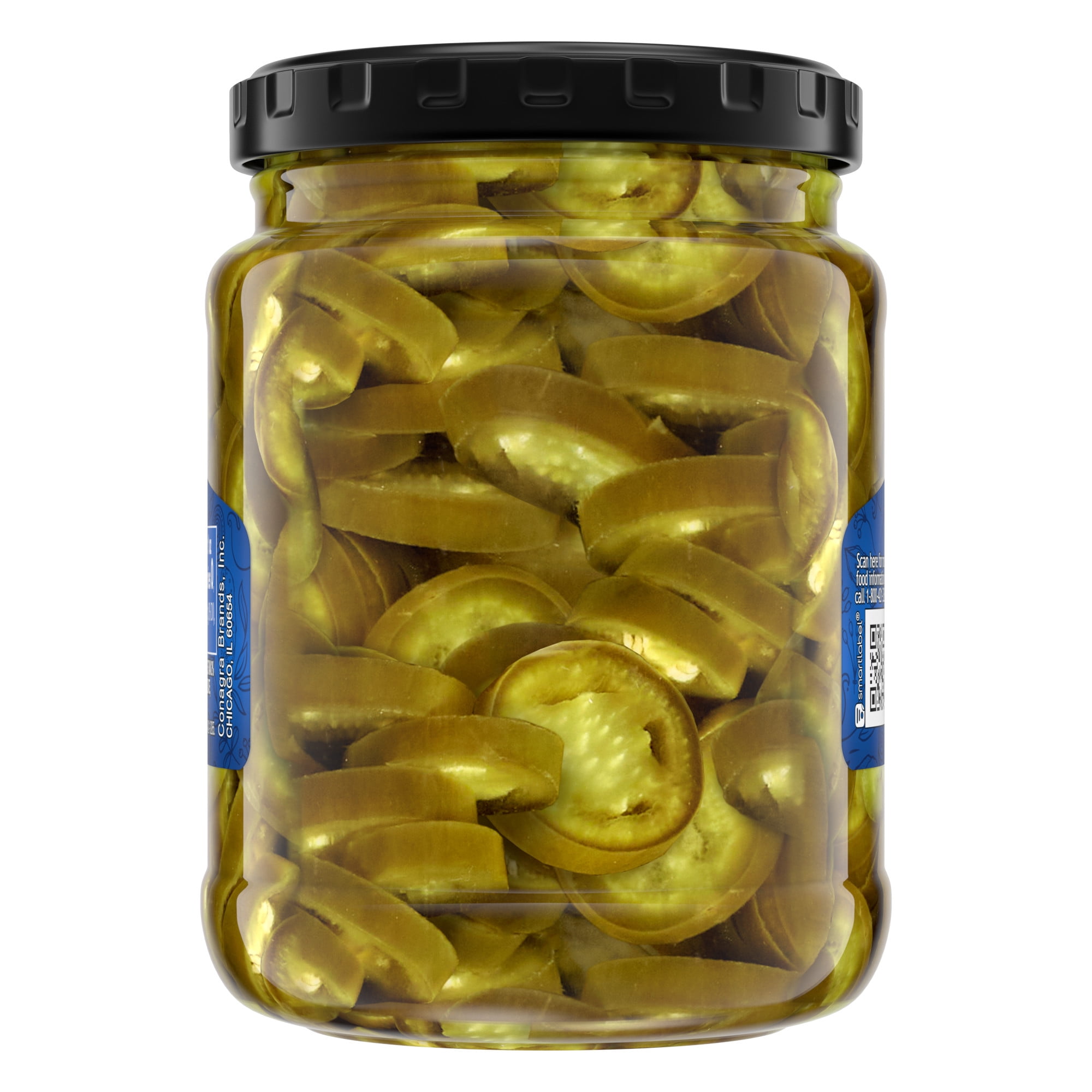 (3 pack) Vlasic Hot Jalapeno Pepper Slices, Keto Friendly, 12 fl. oz.