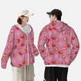 thumbnail image 5 of Picia Cute Strawberry Women's Men's UPF 50+ Sun Protection Hoodie Shirt Long Sleeve SPF Fishing Outdoor UV Hiking Lightweight Shirts-Small, 5 of 9