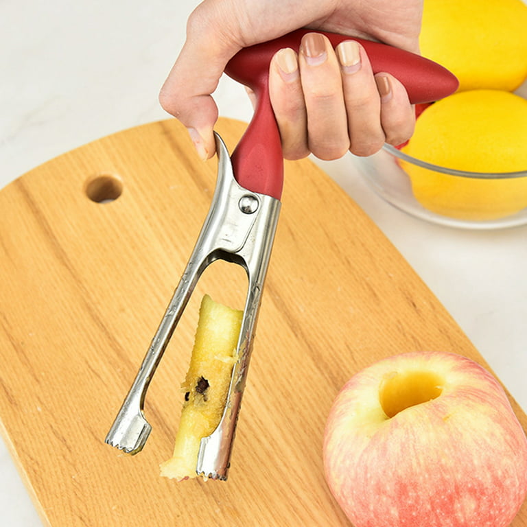 [Large Size], Newness Premium Apple Slicer Corer, Cutter, Divider, Wedger,  Stainless Steel with 8 Sharp Serrated Blade, Ergonomic Grip Handle and