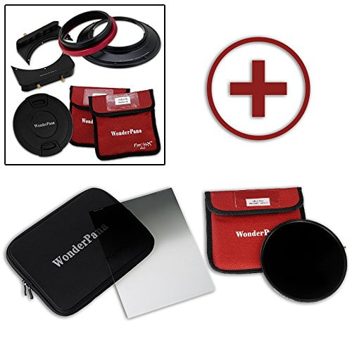 Fotodiox Pro WonderPana FreeArc Essential ND1000 0.9HE Kit - Core Filter Holder, Lens Cap, 66 Brackets, 0.9 Hard Edge Grad ND & 145mm ND1000 Filters for Sigma 20mm f/1.4 DG HSM Art Lens (Full Frame 35