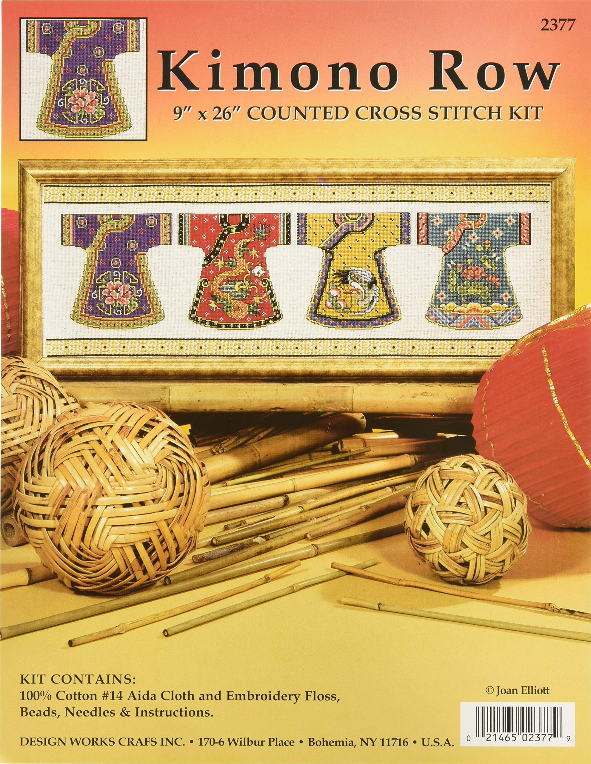 Design Works Haunted House Cross Stitch Kit - 11x14 Inch Counted Cross Stitch With Cotton Materials