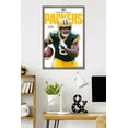 thumbnail image 2 of NFL Green Bay Packers - Josh Jacobs Feature Series 25 Wall Poster, 22.375" x 34" Framed, 2 of 5