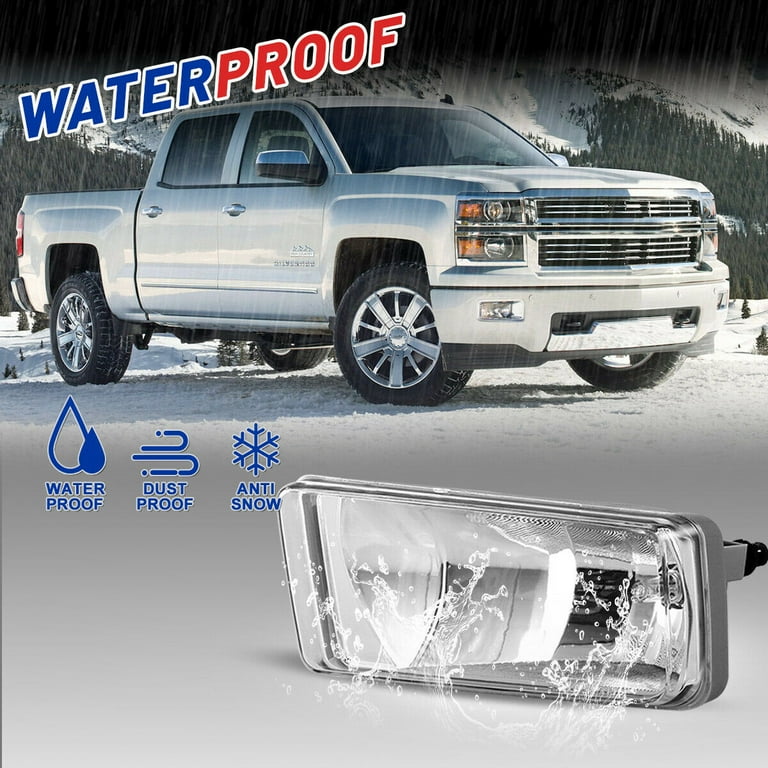 Silverado Smoked Headlights 4-Pc Smoked/Clear Corner Headlight Set - Foto 14