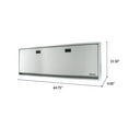 thumbnail image 2 of Foundations Recessed Mount Extended Length, Special Needs Full Stainless Steel Baby Changing Station, 2 of 5