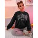 thumbnail image 1 of Sudadera con capucha con estampado de la costa occidental de California para mujer, jersey de manga larga con cuello redondo, ropa deportiva de tendencia coreana, 1 of 4