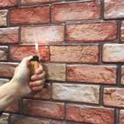 Xkiss 3D Tile Brick Self-adhesive Waterproof PVC Panel Wall Decals & Stickers (20 Pieces)