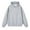 Grey, variant on TOWED22 Men Cotton Fleece Hooded Sweatshirt Casual Long Sleeve Hoodies Pullover Fashion Drawstring Hoodie with Kanga Pocket(Black,L)