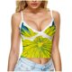 thumbnail image 1 of Blusa con escote en V y ombligo de encaje para mujer Fridja qr4869, 1 of 4
