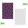 thumbnail image 2 of Lsque Rose Flowers Premium Golf Towel - Ultra Absorbent and Quick Drying Microfiber Towel with Carabiner - Gift for Men -24" X 16", 2 of 8