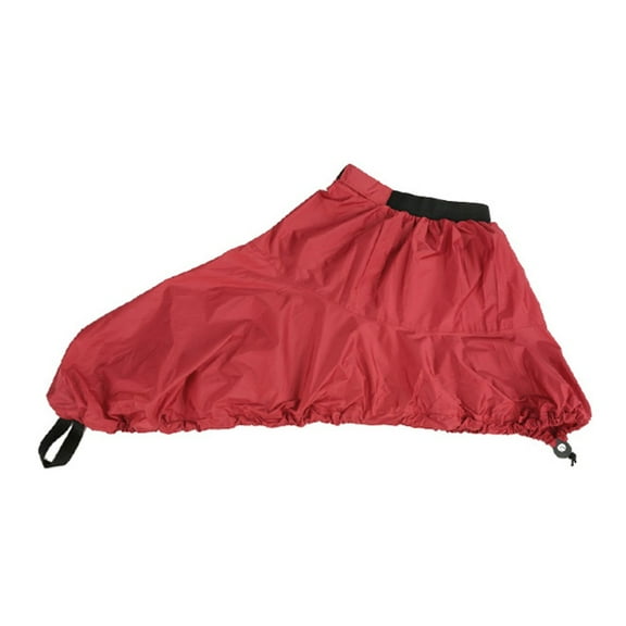 Splihome Waterproof Canoe Kayak Spray Skirt Deck Sprayskirt Cockpit Deck Cover Adjustable Marine Boat Spraydeck Spray Deck Skirt S M L Xl,Red M