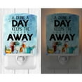 thumbnail image 2 of Caroline's Treasures BB5410CNL A Drink a Day Sign Ceramic Night Light, 6x4x3", multicolor, 2 of 2
