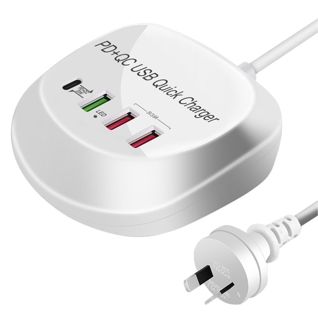 Moyic Conector de carga USB Fácil de llevar Tira de alimentación Aspecto exquisito portátil Operación simple Concentrador de profesional Juegos de teclado y mouse para computadora prise britannique