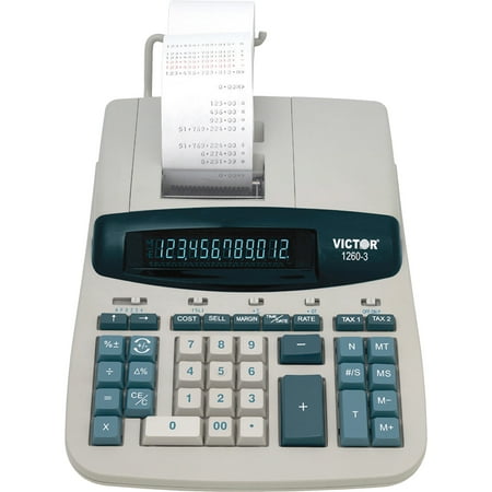 Victor, VCT12603, 12603 Commercial Calculator, 1 Each,