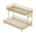 thumbnail image 3 of Estante de almacenamiento shamjiam para encimera de baño Organizador de perfume doble capa, 3 of 9