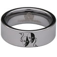 thumbnail image 2 of Thespian Tungsten Carbide Ring, 2 of 9