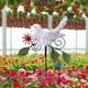 thumbnail image 5 of Estacas de metal decorativas para jardín | Flores de metal repujado con pájaros y hojas | Decoración primaveral para exteriores, ideal para patio, jardín y macetas, 5 of 8