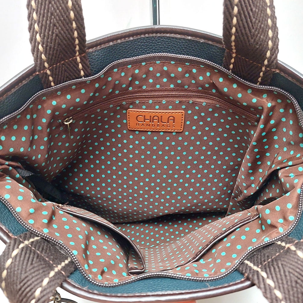CHALA Handbag Everyday Tote (Pawprint Dark Navy)