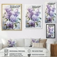 thumbnail image 4 of Designart "Dreams Of Pastel Lilacs V" Lilacs Floater Framed Wall Art Prints, 4 of 5