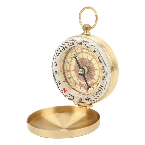 Camping Survival Compass, 360 Degree Rotation Waterproof Luminous Beautiful Generous Mini Compass For Mountaineering For Hiking For Camping