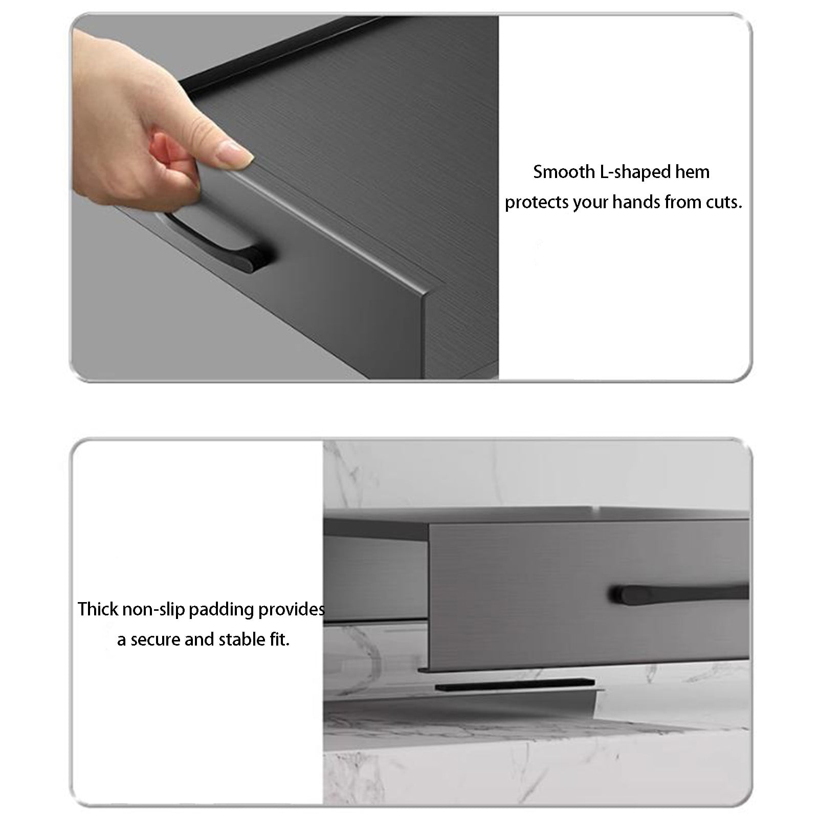 Gas stove cover, with base L shape, stove cover, multifunctional kitchen shelf, non-slip mat for kitchen stove rack