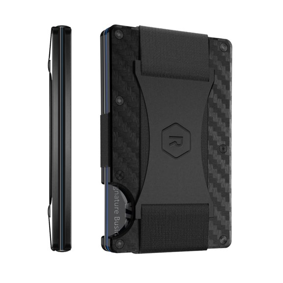 Cartera The Ridge Slim Minimalista RFID de fibra de carbono 3K