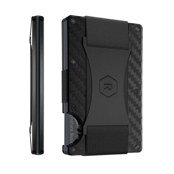 Cartera The Ridge Slim Minimalista RFID de fibra de carbono 3K
