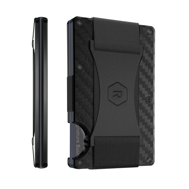 Cartera The Ridge Slim Minimalista RFID de fibra de carbono 3K