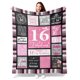 thumbnail image 1 of LHSHID 16 Gifts for Girls 16 Year Old Girl Gifts for Birthday 16th Birthday Gifts for Girl Sweet Sixteen Gifts for Girls Decorations Fleece Blanket 30x40in, 1 of 4