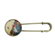thumbnail image 1 of Golondrinas Chinese Antique Illustrator EsES Broche De Broche De Metal Antiguo Unbranded M, 1 of 3