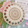 thumbnail image 3 of Wooden Thread Keeper, Thread Organizer for Cross Stitch, Wooden Embroidery Floss Organizer Cross Stitch Floss Holder Wooden Board Sewing Floss Accessories with Holes for Craft, 3 of 7