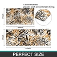thumbnail image 7 of Animal Print Pattern Kitchen Rugs Sets Of 2,Anti Fatigue Kitchen Mat Rugs Non Slip Washable,Decorative Kitchen Floor Mats for Kitchen,Sink,Laundry,17"x30"+17"x47", 7 of 7