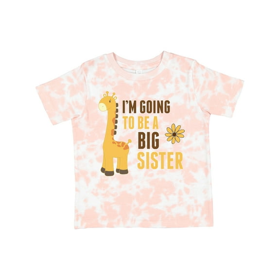 Inktastic I'm Going to Be a Big Sister Giraffe Girls Toddler T-Shirt
