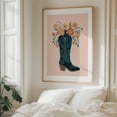 thumbnail image 6 of Cottagecore cowboy boot - Illustration Floral Cowboy Western Flowers Rustic Boho Whimsical Unframed Wall Art Print 11 x 14 inches, 6 of 13