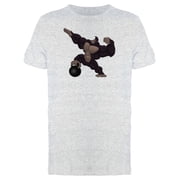 Gorilla Showing Muscles T-Shirt Men -Image by Shutterstock, Male Small