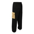 thumbnail image 4 of Pantalones cargo para hombre - Corte recto - Dobladillo ajustable - Cintura elástica - Ropa de trabajo - Poliéster, 4 of 5