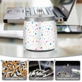 thumbnail image 6 of Yayeee Ashtray with Lid for Cigarette Smokeless Stainless Steel Home Ash Holder, White Retro Pattern, 6 of 7