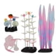 thumbnail image 4 of Juego de 4 piezas de corales y plantas simulados luminosos para pecera, mejora la belleza nocturna del acuario y brilla en la oscuridad, 4 of 8