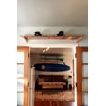 thumbnail image 2 of Vagabond Racks Bamboo Snowboard Rack Wall Mount – Heavy Duty Snowboard Storage & Display Holder – Space Saving Wall Hanger for Garage, Home & Cabin (35 lb Capacity), 2 of 6