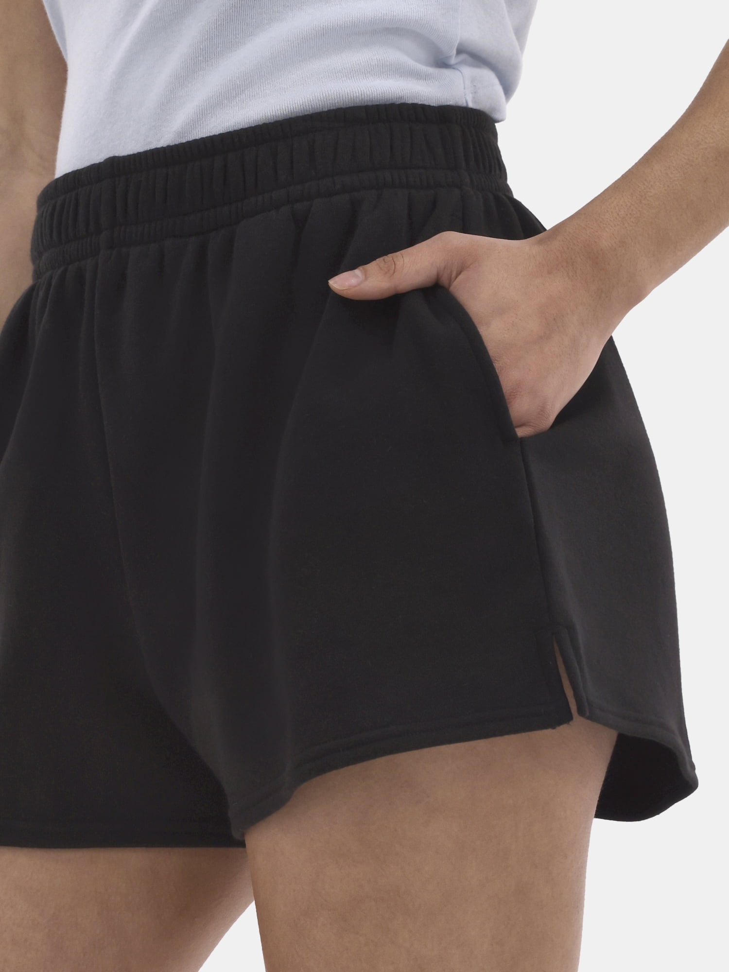 No Boundaries Soft Fleece Shorts, 1 or 2-Pack, Women’s
