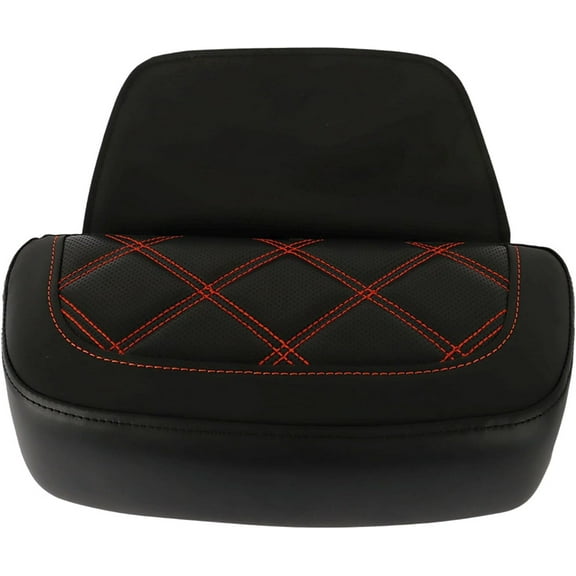 PET-U Black Motorcycle Passenger Seat Backrest Pad Replacement for 2009-2023 Touring CVO Road King Street Glide Road Glide Electra Glide