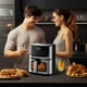 thumbnail image 5 of ASZ 5 qt Air Fryer with Window- Digital Airfryer 5qt for 2-3 people - for Office Dorm Room 8 Presets Bake Toast Broil Reheat Bacon Fries Chicken Shrimp- 1400W, Non-Stick, 400℉, Auto Shutoff, 5 of 5