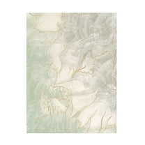 Canvas Wall Art - Line and Brush 'Neutral Pour' Wall Art for Living Room, Bedroom, or Office Décor by Trademark Fine Art - 24 x 32 Inches