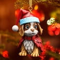 thumbnail image 4 of KCEHTA Dog Ornaments for Christmas Tree, Christmas Dog Ornaments, Cute Christmas Tree Hanging Ornament Dog Themed Christmas Birthday Party Home Decorations, 4 of 5