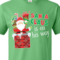 thumbnail image 4 of Inktastic Santa Claus is on His Way Christmas T-Shirt, 4 of 5